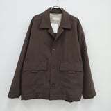 taupe 新品 定価41800円 Air cloth embroidery jacket サイズ02 ジャケット ブラウン メンズ トープ【中古】2-1225T♪