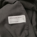 STANDARD JOURNAL Yasuharu Kuzaki No.32 by KUZAKI Coat  ATON 定価64900円 チェスターコート ブラック メンズ スタンダードジャーナル【中古】2-1224A▲