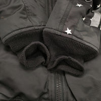 uniform experiment/ALPHA REVERSIBLE MA-1 UE-167146 リバーシブル ジャケット ブラック ユニフォームエクスペリメント【中古】2-1231T♪