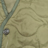 WACKO MARIA ドラゴン刺繍 ライナージャケット PRIMALOFT サイズL キルティングジャケット カーキ メンズ ワコマリア【中古】3-1118T♪