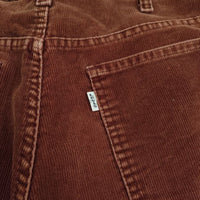 Levi's 519 80年代 USA製 TALON42 ヴィンテージ アメリカ古着 コーデュロイ パンツ ブラウン系 メンズ リーバイス【中古】3-1017T♪