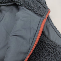 patagonia STY65619 レトロX キッズXXL/16-18 フリース ベスト チャコールグレー オレンジ レディース パタゴニア【中古】3-1207T♪