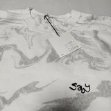 saby 新品 wabi sabi crew neck sweat 定価19600円 サイズXL トレーナー スウェット ホワイト メンズ サバイ【中古】3-1126T∞