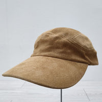 Indietro Association 新品 Leather Jet Cap ヌバックキャップ 定価15400円 豚革 サイズ1 帽子 キャップ ベージュ メンズ インディエトロアソシエーション【中古】3-1222T◎#