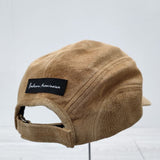 Indietro Association 新品 Leather Jet Cap ヌバックキャップ 定価15400円 豚革 サイズ1 帽子 キャップ ベージュ メンズ インディエトロアソシエーション【中古】3-1222T◎#