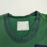 Sacai バイカラーTシャツ サイズ2 半袖Ｔシャツ カットソー ネイビー グリーン メンズ サカイ【中古】3-0712S♪