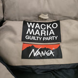 WACKO MARIA/NANGA DOWN JACKET TYPE-2 定価99000円 サイズXL ダウンジャケット ベージュ メンズ ワコマリア/ナンガ【中古】3-1118A♪