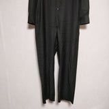 GABRIELA COLL GARMENTS 新品タグ付き Lolo piana Super150's Jump suits  イタリア製 定価15万円 サロペット 23AW ブラック メンズ ガブリエラコールガーメンツ【中古】3-0920T∞