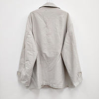 YOKE 新品 PAINTED BIG COVERALL JACKET FOG WHITE YK23SS0509B 定価73700円 ジャケット 23SS ホワイト系 メンズ ヨーク【中古】3-0908T♪