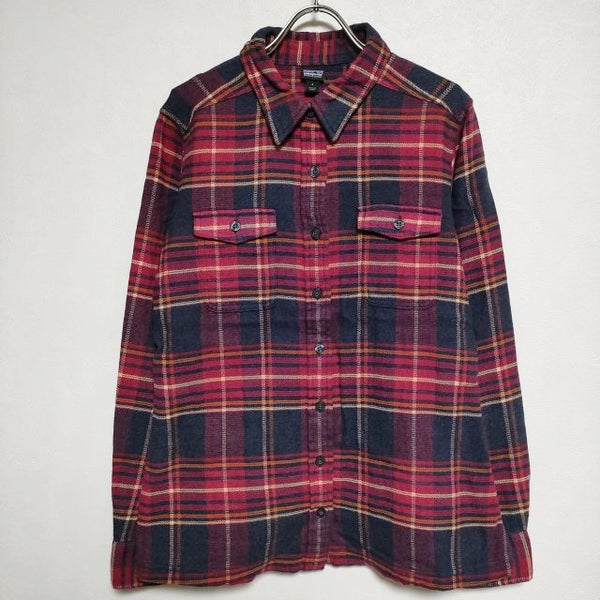 patagonia 53915 FJORD FLANNEL SHIRT オーガニックコットン ネルシャツ チェック 長袖シャツ レッド レデ –  ブランド古着の専門店gee