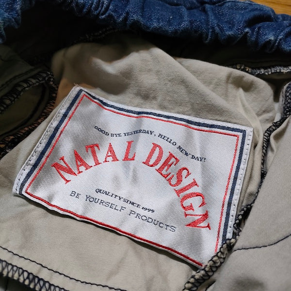 NATAL DESIGN デニムキルティングショーツ QUILTED SHORTS サイズL ショートパンツ ブルー レディース ネイタルデ –  ブランド古着の専門店gee,jee（ジージー）