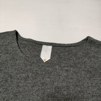 ironari i-18566 O knit ウール カットソー ニット グレー レディース イロナリ【中古】3-1227T∞