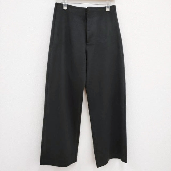 GABRIELA COLL GARMENTS Loro Piana WOOL MOLESKIN FULL TROUSERS S13-227 定価124700 パンツ 23AW ガブリエラコールガーメンツ【中古】3-1215T♪