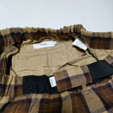 Graphpaper Wool check cook pants GM194-40527 定価35200円 チェック ウール パンツ ブラウン ベージュ メンズ グラフペーパー【中古】4-0106T∞