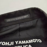 Yohji Yamamoto POUR HOMME 1991SS REPLICA カバンジャケット ウールギャバジン HW-J68-140 ブラック ヨウジヤマモトプールオム【中古】4-0105T♪