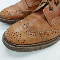 Tricker's カントリーブーツ ウイングチップ 830381 サイズ7 1/2 ブーツ ブラウン メンズ トリッカーズ【中古】4-0219T◎