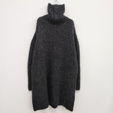 Yohji Yamamoto POUR HOMME オーバーサイズ タートルネック セーター ロング丈 アルパカ ニット ヨウジヤマモトプールオム【中古】4-0124T♪