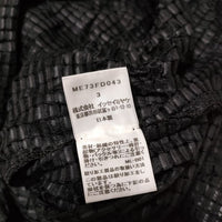 ISSEY MIYAKE MEN ME73FD043 プリーツ加工 レース ジャケット ブラック メンズ イッセイミヤケ メン【中古】4-0210M∞