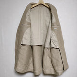 A.PRESSE Linen Half Coat リネンハーフコート 定価121000円  コート 23SS ベージュ メンズ アプレッセ【中古】4-0303M∞