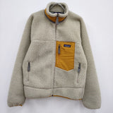 patagonia クラシックレトロXジャケット STY23056 フリース サイズS ジャケット アイボリー イエロー メンズ パタゴニア【中古】4-0124T♪