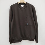 WOOLRICH UDSON CREWNECK カットソー WJSW0008 サイズM トレーナー スウェット ブラウン メンズ ウールリッチ【中古】4-0209T☆